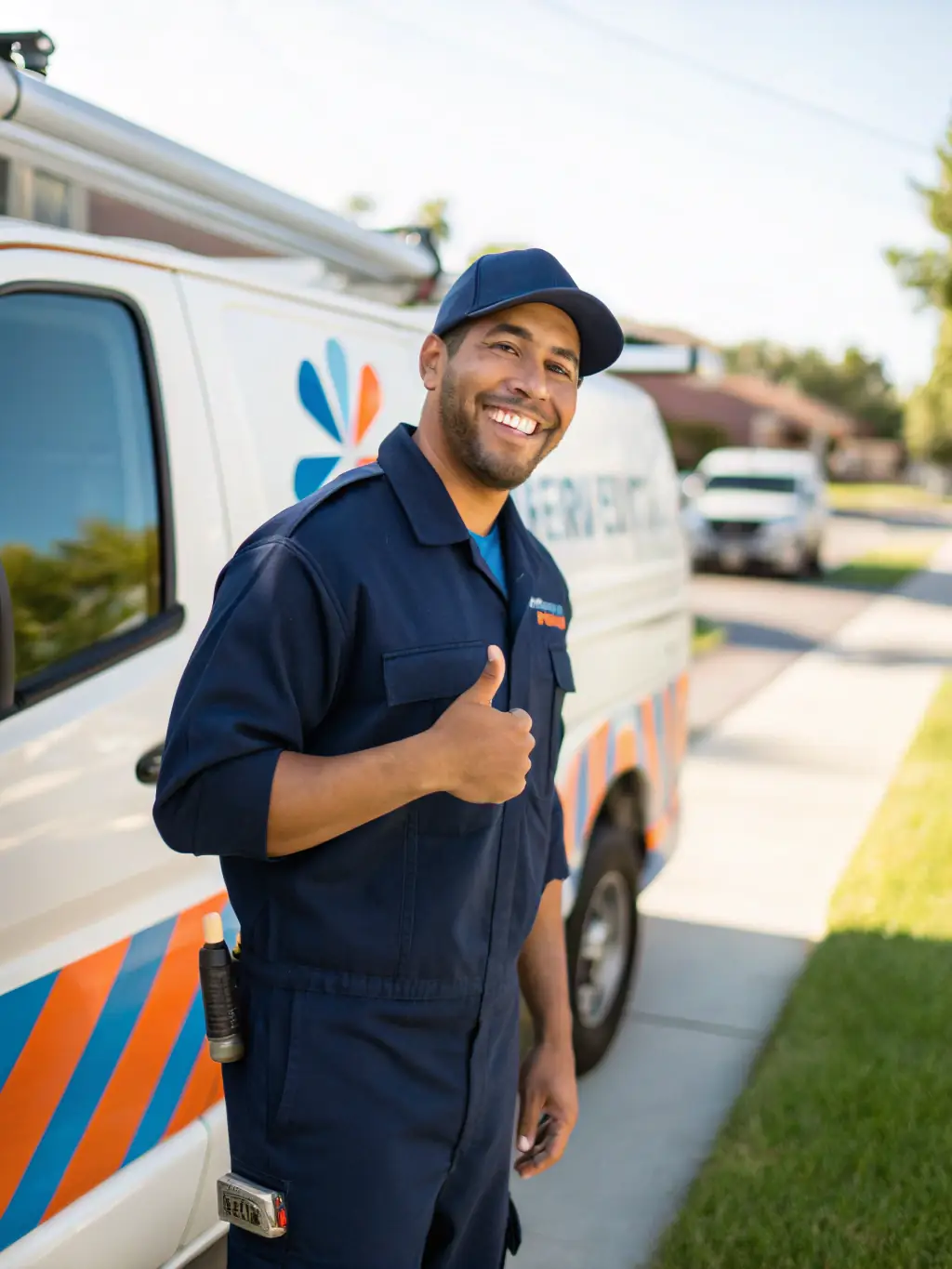 A visual representation of a home service business experiencing growth and success due to Proven Revenue Group's lead recovery and conversion system, with happy customers and increased revenue.